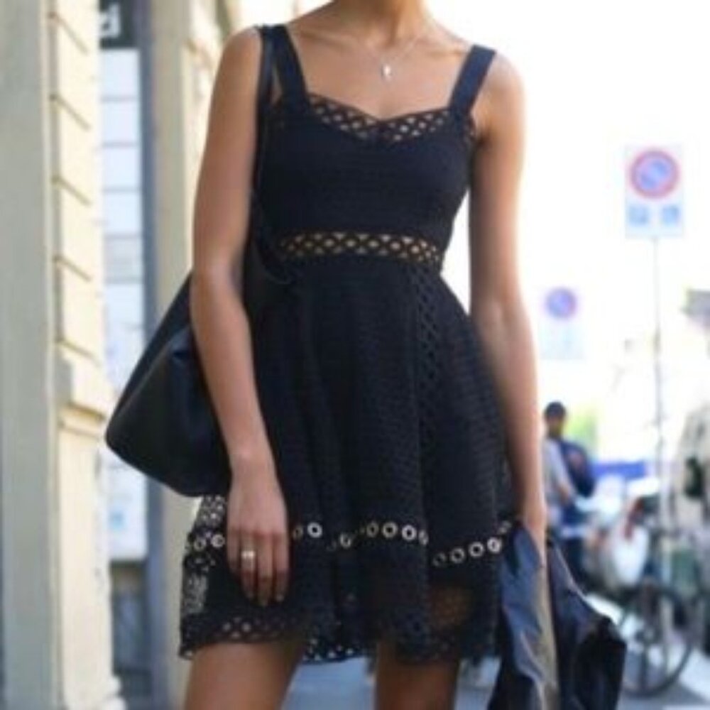 Maje Robe A Bretelles Dress Black - 1